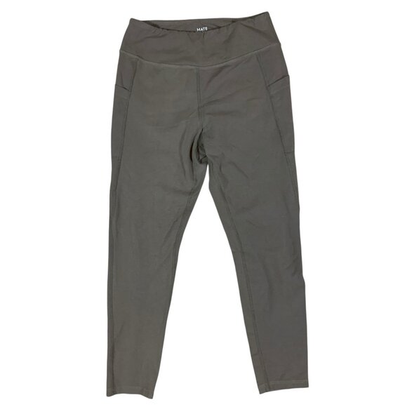 MATE The Label Gray Organic Cotton Leggings XL Sustainable Soft Lounge Pants - Picture 1 of 5